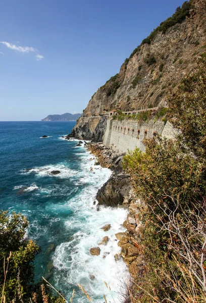 Cinque Terre Camino Del Amor Liguria Italia Uno Los Más —  Fotos de Stock