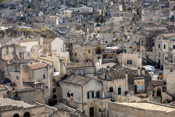 이탈리아의 마테라 2019 마테라 역사적 지역인 주거지로 알려져 바실리카타 이탈리아 — 스톡 사진