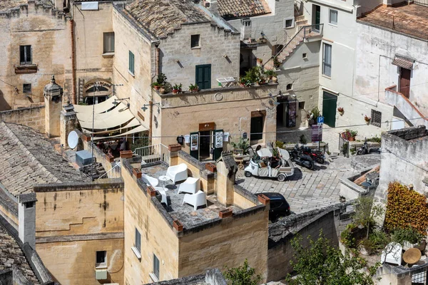 이탈리아의 마테라 2019 마테라 역사적 지역인 주거지로 알려져 바실리카타 이탈리아 — 스톡 사진