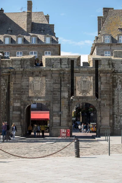 Saint Malo Fransa Eylül 2018 Saint Malo Brittany Fransa — Stok fotoğraf