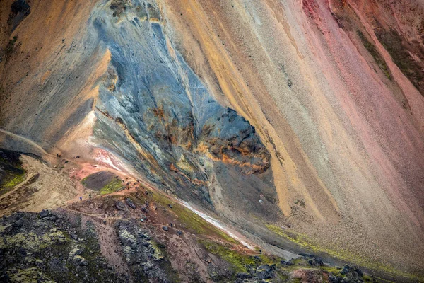 Fjallabak自然保护区的Landmannalaugar火山山 — 图库照片