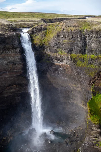冰岛海佛斯瀑布的景观 — 图库照片