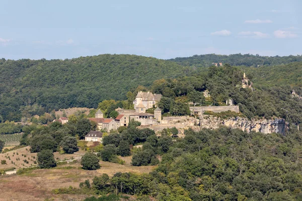 Chateau Castelnaud Fortaleza Medieval Castelnaud Chapelle Dordogne Aquitaine França — Fotografia de Stock