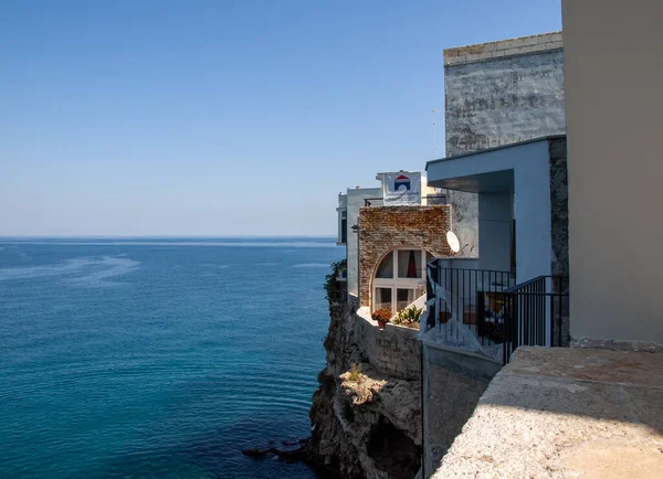 Polignano Italy September 2019 View Polignano Mare Picturesque Little Town — Stock Photo, Image