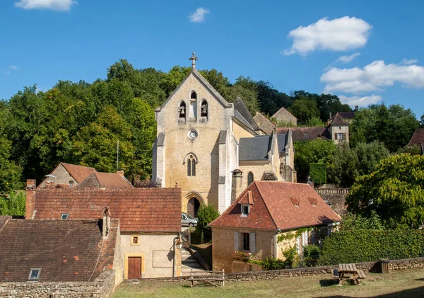 Kilisesi Saint Catherine Carlux Içinde Dordogne Vadisi Aquitaine Fransa — Stok fotoğraf