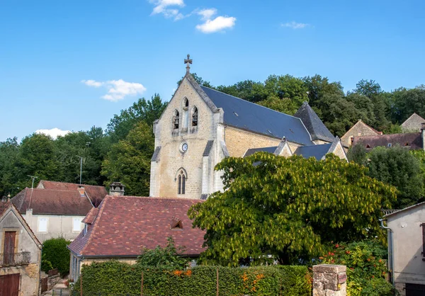 Igreja Santa Catarina Carlux Dordogne Valley Aquitaine França — Fotografia de Stock