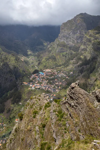 Vale Das Monjas Curral Das Freiras Ilha Madeira Portugal — Fotografia de Stock
