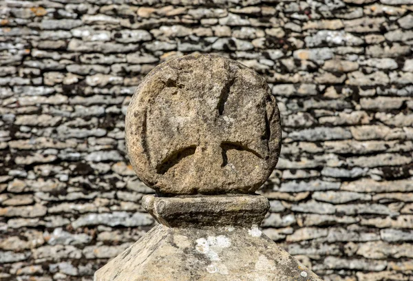 Kreuz Des Languedoc Oder Okzitanisches Kreuz Benyac Frankreich — Stockfoto