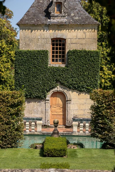 Schilderachtige Jardins Manoir Eyrignac Dordogne Frankrijk — Stockfoto