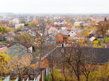 Mukachevo 'da Palanok Kalesi 'nden görünüm