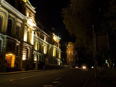 Kiev sokaklarında gece