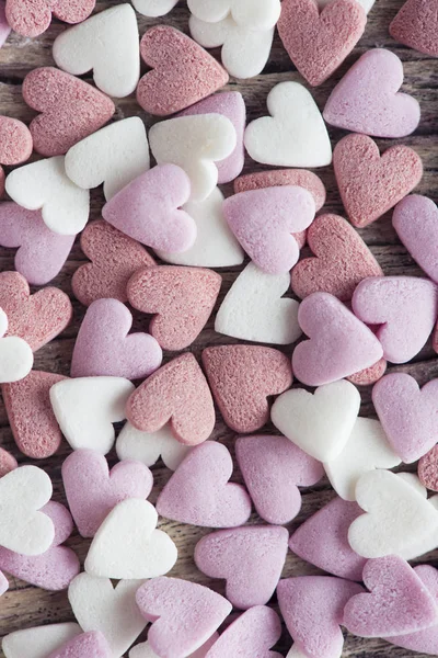 Sweet hearts as Valentine wallpaper — Stock Photo, Image
