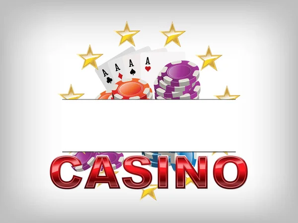 Banner for Casino — Stock Vector