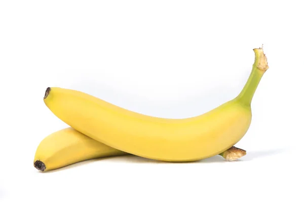 Banane fraîche isolée sur blanc — Photo