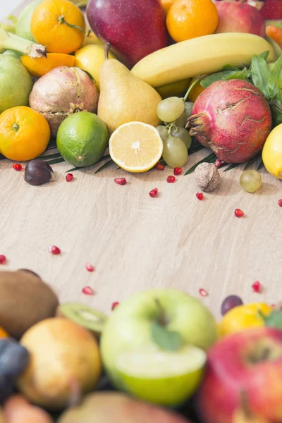 Frutas frescas ecológicas — Foto de Stock