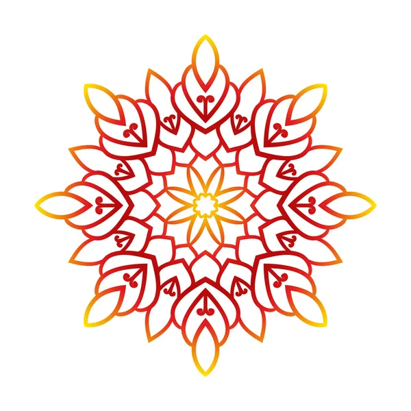 Круглі квітковий візерунок — стоковий вектор