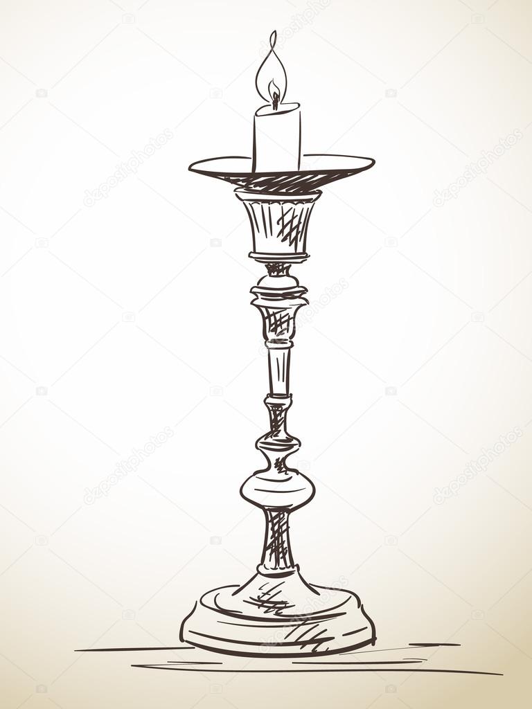 how to draw a candlestick
