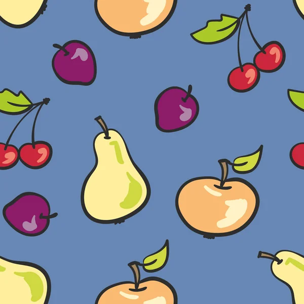 Søt fruktblanding – stockvektor
