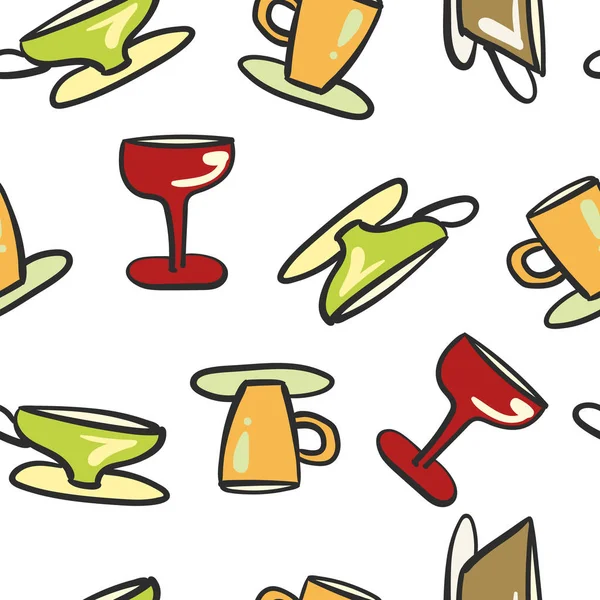 Artículos de color para bebidas — Archivo Imágenes Vectoriales