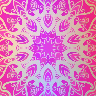 Yuvarlak süsleme göl kenarında  