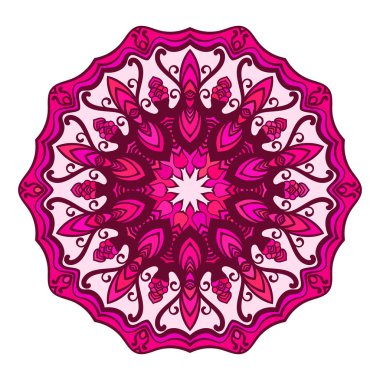 Yuvarlak süsleme göl kenarında 