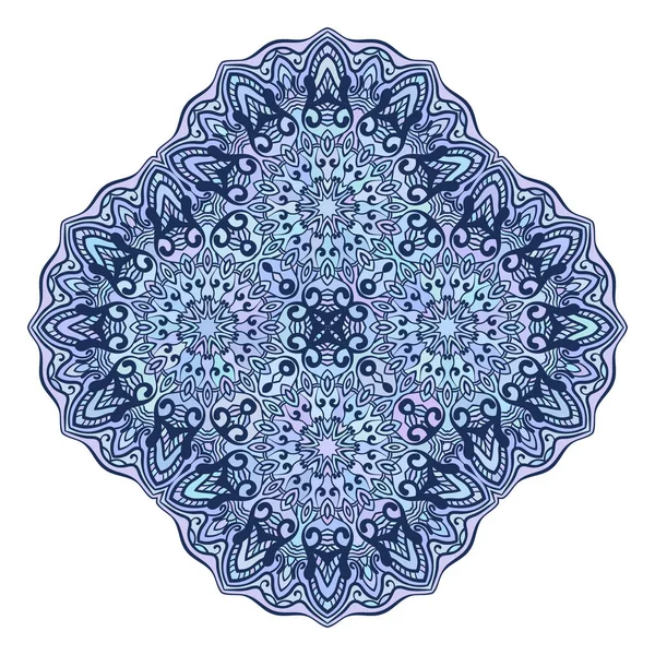 Kare süsleme, üzerinde beyaz izole 