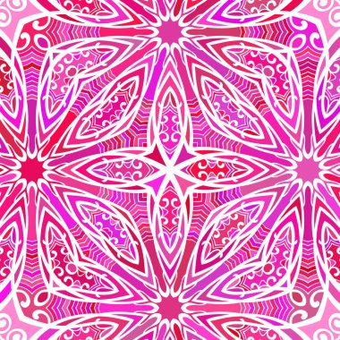 Soyut yuvarlak süs doku