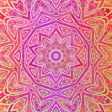 Soyut yuvarlak süs doku