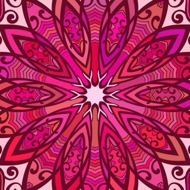 Soyut yuvarlak süs doku