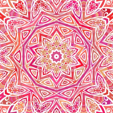 Soyut yuvarlak süs doku 