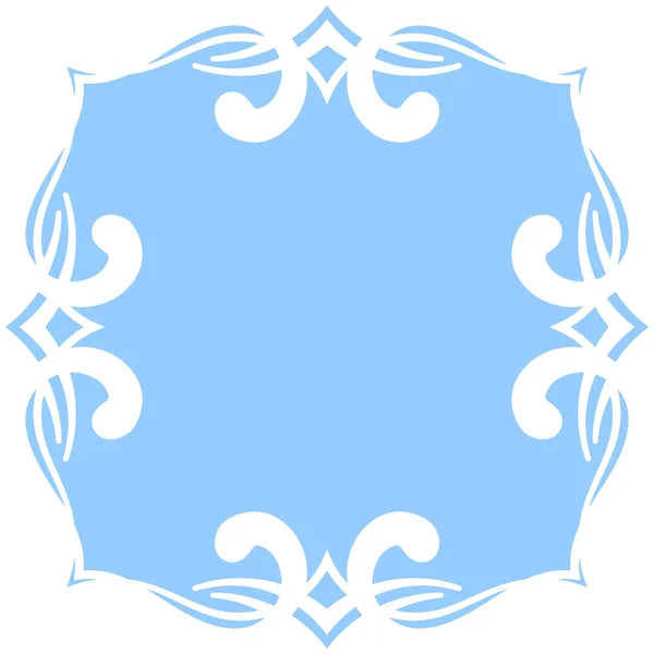 Čtverec modré pozadí — Stockový vektor