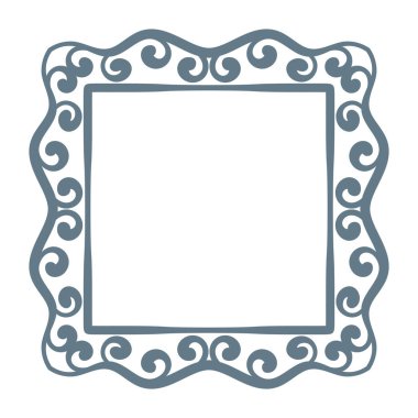 Kare kare izole tasarım öğesi