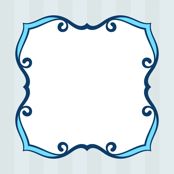 Квадратна рамка Ізольований елемент дизайну — стоковий вектор