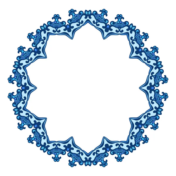 Eléments de conception d'ornement circulaire — Image vectorielle