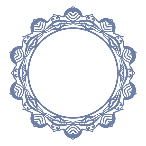 Циркулярные элементы орнамента — стоковый вектор
