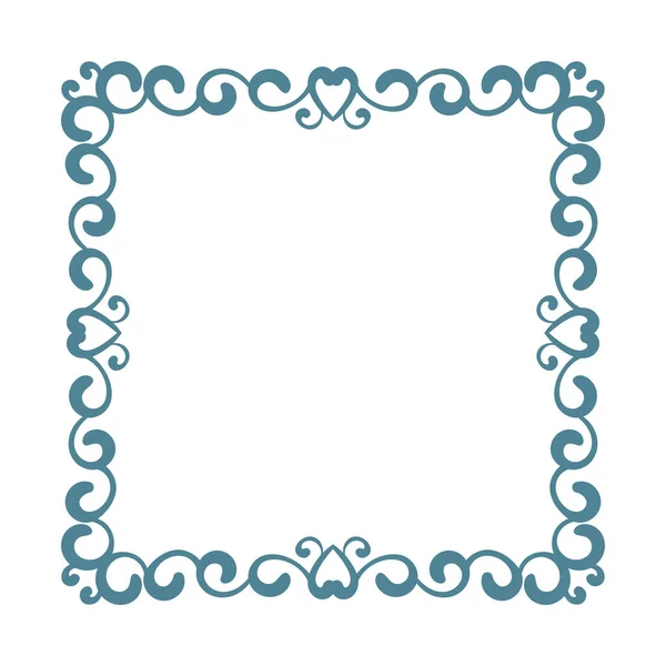 Квадратна рамка Ізольований елемент дизайну — стоковий вектор