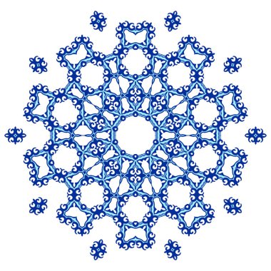 Kazak süsleme yuvarlak