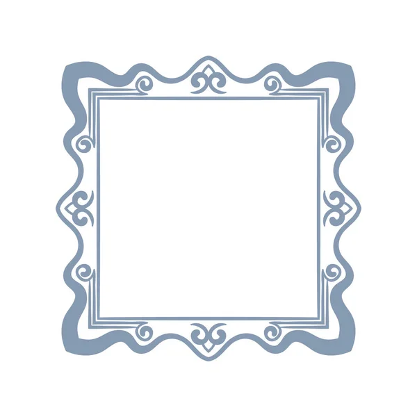 Icono marco decorativo — Vector de stock