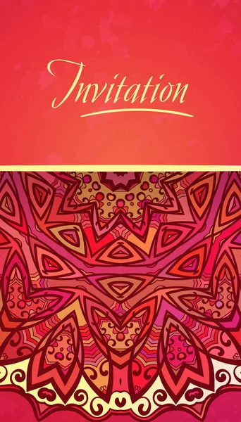 Modèle d'élégance pour invitation — Image vectorielle