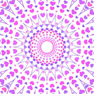 kalplerin renk arka plan yaptı