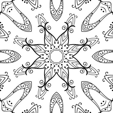 Boyama kitabı için süs mandala