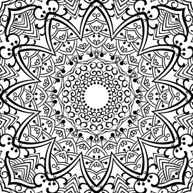 Boyama kitabı için süs mandala