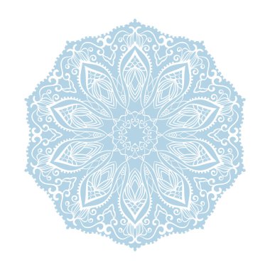 Yuvarlak süs mandala