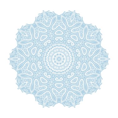 Yuvarlak süs mandala