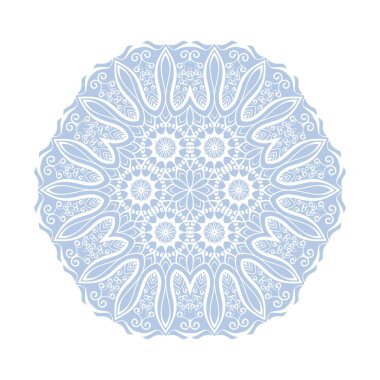 Yuvarlak süs mandala