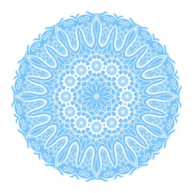 Yuvarlak süs mandala