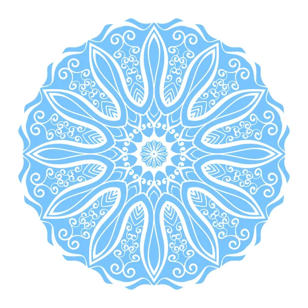 Mandala ornemental rond — Image vectorielle