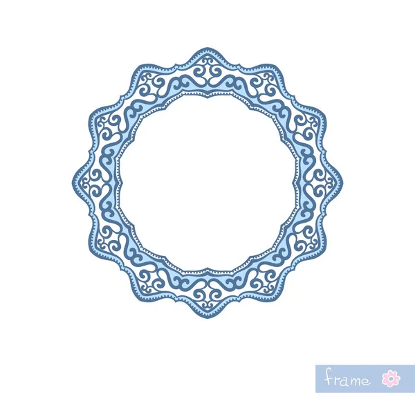 Simple round frame — Stock Vector