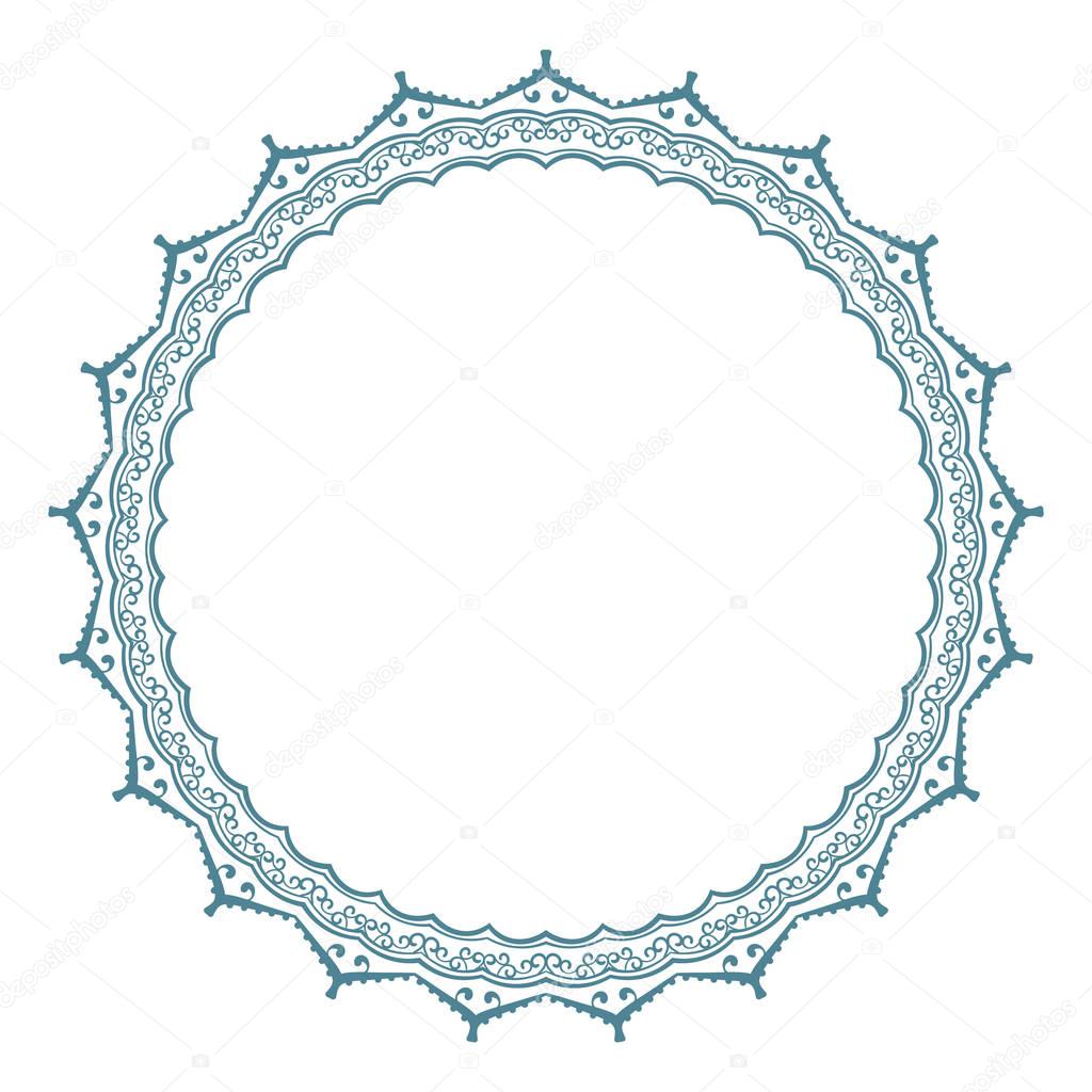 Simple round frame