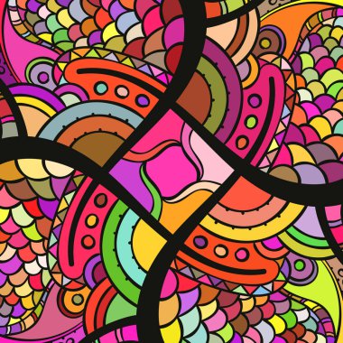 etnik dekoratif desen